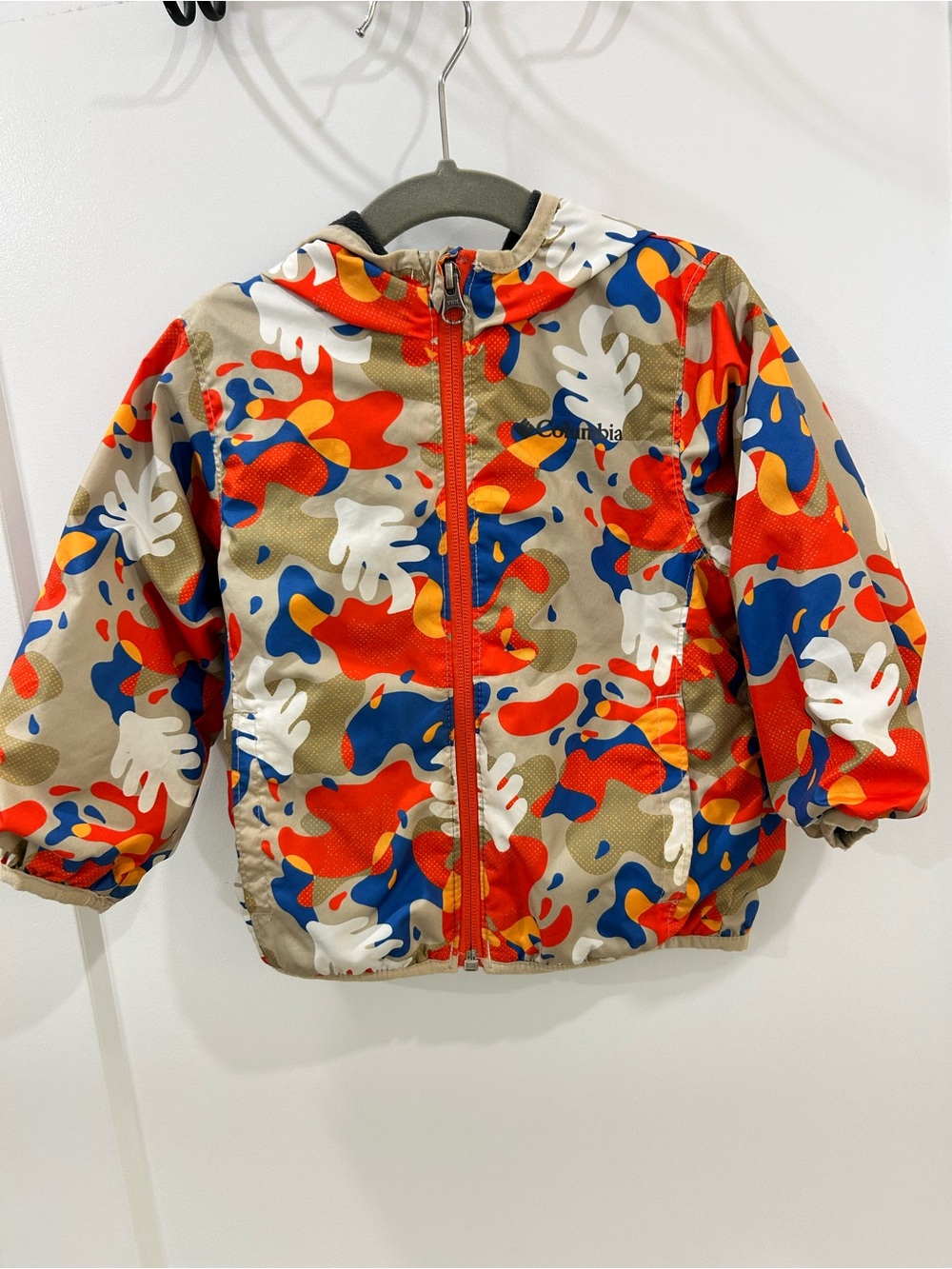 Columbia Mini Pixel Grabber II Wind Jacket with Fleece Lining (Size 2T)
